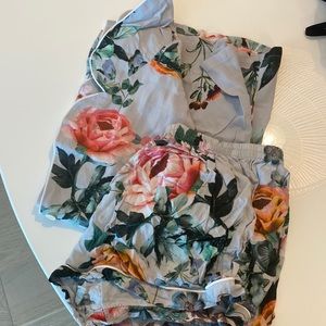 Plum Pretty Sugar sleep set size large worn once